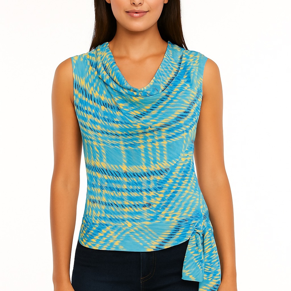 Ramy Brook's Ivory Plaid Top / MSRP $345 / NWT / Multiple Sizes